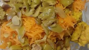 سالاد مرغ ساده و فوق العاده خوشمزه واسه ساندویچ پروتیینی و مقوی