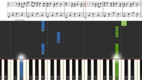 نت پیانو غرق گریه از اشوان