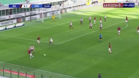 خلاصه بازی میلان یک - جنوا 2