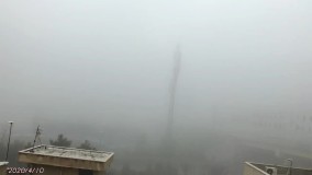 تایم‌لپس حیرت انگیز از هوای دیروز تهران