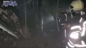 آتش سوزی گسترده در بازار ستارخان