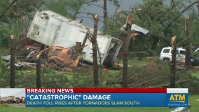 گردبادی در جنوب آمریکا جان 18 نفر را گرفت