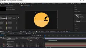 آموزش افترافکت - ساخت غروب افتاب