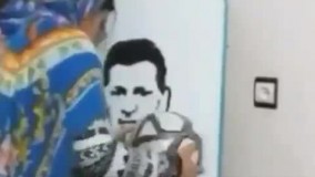 تشکر علی دایی از دختر هنرمند