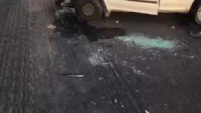 چپ کردن خودروی پراید در اتوبان کرج