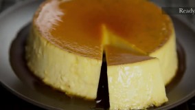 کیک کرم کاراملی خوشمزه