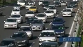 ترافیک نگران کننده بزرگراه شهید همت