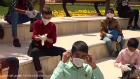 توزیع بسته ضدعفونی بین کودکان کار و معتادین برای پیشگیری از شیوع کرونا