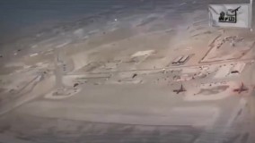 انتشار فیلمی از رصد عناصر آمریکایی در پایگاه عین الاسد