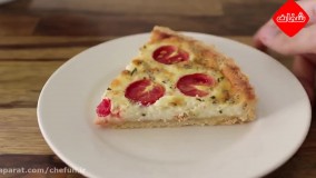 طرز تهیه کیش پیتزا