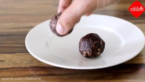 طرز تهیه توپک های خرمایی به مناسب برای ماه رمضان