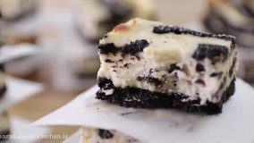 طرز تهیه اسلایس چیز کیک اوریو