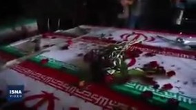 تشییع شهدای سانحه شناور کنارک در تهران