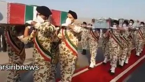 پیکر ۴ شهید ناوچه کنارک تشییع شد