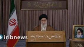 فاتحه خوانی رهبری برای سردار سلیمانی