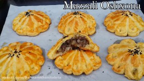 تهیه پیتزا تنوری لایه باز لقمه ای خوشمزه و لذیذ