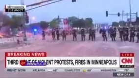 بازداشت تیم خبری سی‌ان‌ان هنگام پخش گزارش زنده از مینیاپولیس