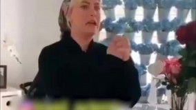 ناز و عشوه کردن های عجیب فریبا نادری هنگام ورزش