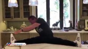 انعطاف پذیری آرنولد شوارتزنگر در ۷۲سالگی