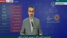 آمار مبتلایان و فوتی های ویروس کرونا در ایران (99/03/12)