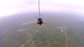 چتربازی تفریحی (تندم) در کلاله با حسین