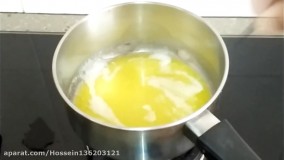 کیک خانگی دورنگ