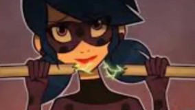 دختر کفشدوزکی و گربه سیاه اسب بالدار