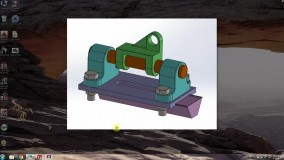 مونتاژ در نرم افزار solidworks قطعه 2