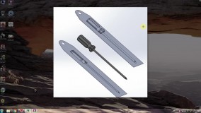 قالب سازی در نرم افزار solidworks قطعه 1