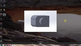 نقشه کشی در نرم افزار solidworks قطعه 1