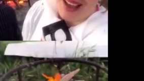 لایو قلیون کشی بهاره رهنما و شوهرش