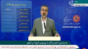 آخرین آمار مبتلایان و فوتی های ویروس کرونا در ایران (99/03/17)