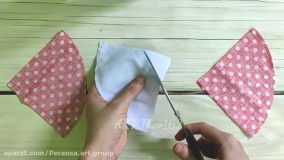 آموزش دوخت ماسک پزشکی پارچه ای