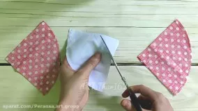 آموزش دوخت ماسک پزشکی پارچه ای