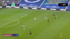 خلاصه بازی برایتون 0 - منچسترسیتی 5