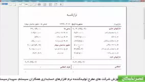 آموزش هلو در آموزشگاه عصرنخبگان - مشکل ترازنامه در نرم افزار هلو