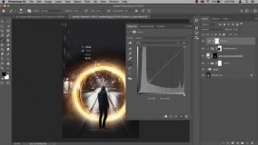 ساخت افکت پورتال در فتوشاپ