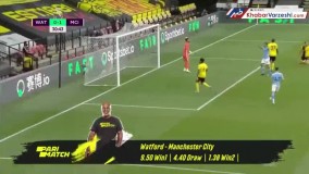 خلاصه بازی واتفورد ۰-۴ منچسترسیتی