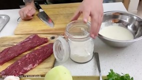 آموزش بیف استراگانف ، کافه رستورانی آسون مثل آب خوردن . دو دقیقه ای