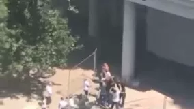 پرت کردن دو کودک از طبقه سوم ساختمان