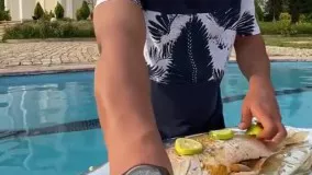 پخت ماهی سرخو با ماهی خان