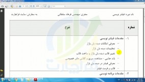 اموزش بورس ؛ تابلوخوانی فیلترها قسمت 1