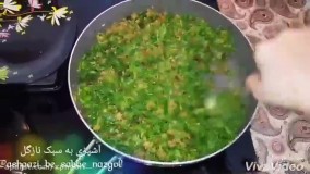 دلمه برگ مو مجلسی { برگ انگور }