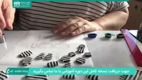 آموزش ساخت گوشواره زیبای خمیری