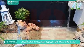 ساخت آبنما طرح دریا و فانوس دریایی با آکاسیف و سنگ