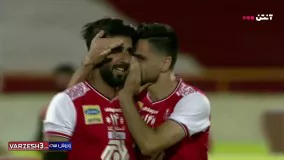 گل اول پرسپولیس به استقلال توسط بشار رسن