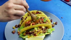 تاکو گوشت چرخ کرده