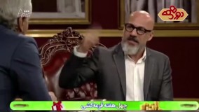 کنایه امیر آقایی به گزارشگر فوتبال در دورهمی
