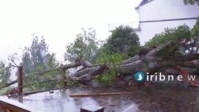 سیل و آب گرفتگی در رودسر استان گیلان