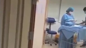 لحظه وحشتناک انفجار بیروت در اتاق زایمان بیمارستان